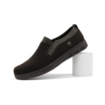 China Fashion trend factory directly sell black casual shoes for men slip on shoes for leisure for sale