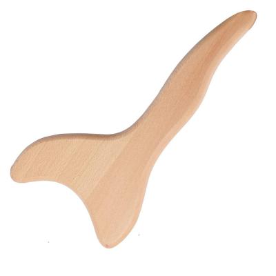 China Body Customized High Quality Wooden Gua Sha Therapy Massage Tools Anti Cellulite Paddle Massager for sale