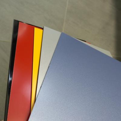 Chine Le panneau composé en aluminium ACP de couleur solide couvre pour la décoration 0,3 Mm*0.3 millimètre à vendre