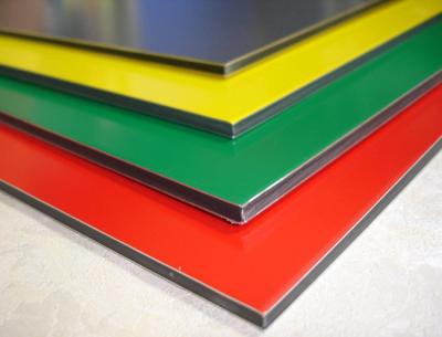 China Rectangle Non Toxic 1570mm 0.03mm Alu Composite Panel for sale