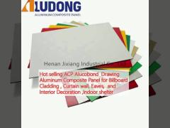 Hot selling ACP Alucobond  Drawing Aluminum Composite Panel for Billboard Cladding , Curtain wall, Eaves,  and Interior Decoration ,Indoor shelter