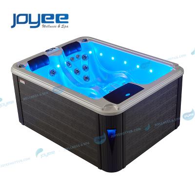 China USA Aristech JOYEE 2 Acrylic People Manufacture Acrylic Whirlpool Outdoor Hot Tub Massage Jacuzzi Function Small Spa Tub for sale