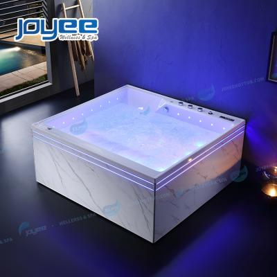 China Skirt Hotel (Left Skirt) JOYEE And Villa Whirlpool Double Side High End Bathtub For 2-4 Persons Large Size Massage Bathtub / Modern Design Indoor Whirlwanne for sale