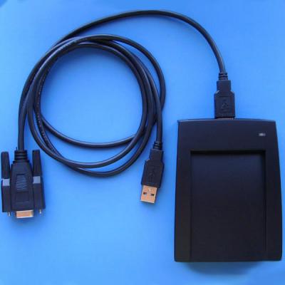 China TYPE B Desktop USB RFID Reader , NFC Free SDK RFID Reader Writer 10cm Range for sale