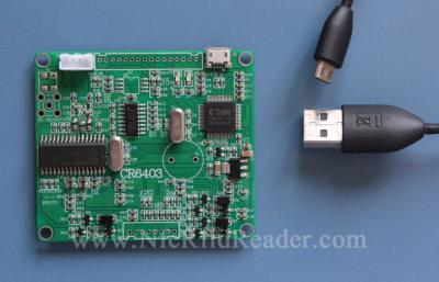 China Smart Mifare Plus NFC RFID Reader Module Two SAM Solts Embed AES128 3DES Free SDK for sale