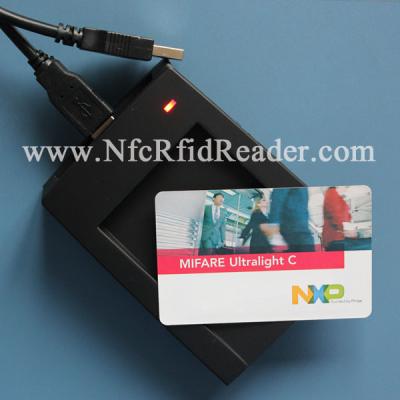 China USB Emulation Keyboard HF RFID Reader , CR508 ISO14443A Reader for sale