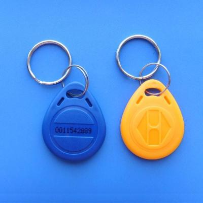 China Prenda impermeable azul del llavero del ABS RFID de NFC ATA5577 para el control de acceso en venta