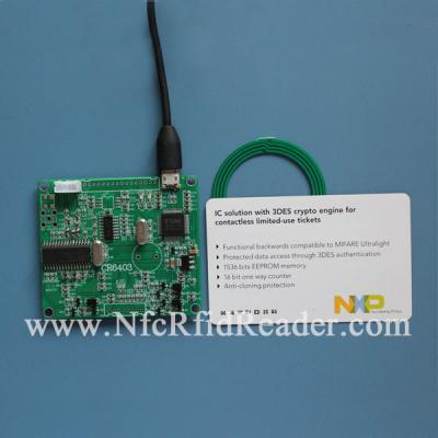 China High Frequency 13.56 MHZ HF RFID Reader Embed AES 3DES Free SDK for sale