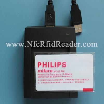 China FM1108 13.56Mhz NFC TYPE A HF RFID Reader , Contactless NFC RFID Reader for sale