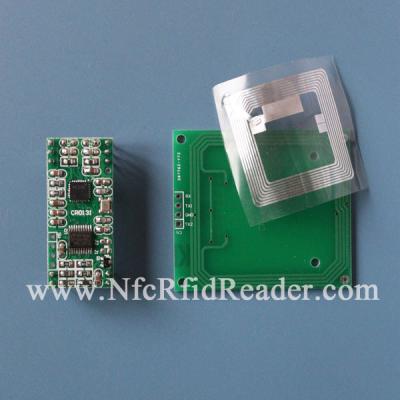 China Type A Mifare ISO15693 Contactless Smart Card Reader Module UART CR0131E for sale