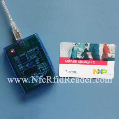 China CR608B SRI4k SRI512 SR176 13.56 Mhz RFID Reader USB / Rs232 interface for sale