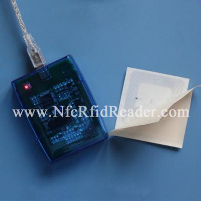 China ISO15693 USB Desktop 13.56 Mhz RFID Reader with domo Code and Free SDK for sale