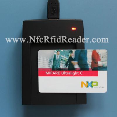 China Mifare 13.56Mhz NFC TYPE A USB RFID Reader Free SDK CR5011AU for sale