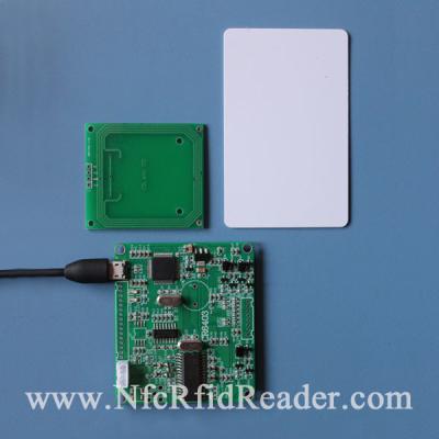 China Mifare Plus 13.56M RFID Reader ISO7816 Two SAM Solts 32bit MCU 3Des AES for sale