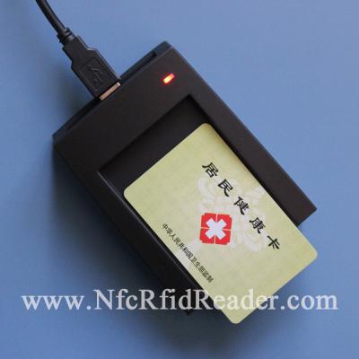 China 13.56Mhz TYPE A Contactless Smart Card Reader Mifare Free SDK CR5011AU for sale