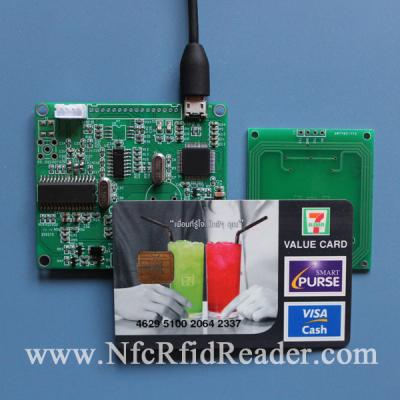 China ISO15693 13.56Mhz RFID Reader , Mifare Access Control RFID Reader for sale