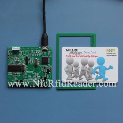 China Mifare Plus RFID Reader Module 13.56 With For Transportation CR6403 for sale