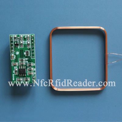 China LF 125Khz Wireless RFID Reader Module , EM4200 EM4100 TK4100 UART RFID Reader for sale