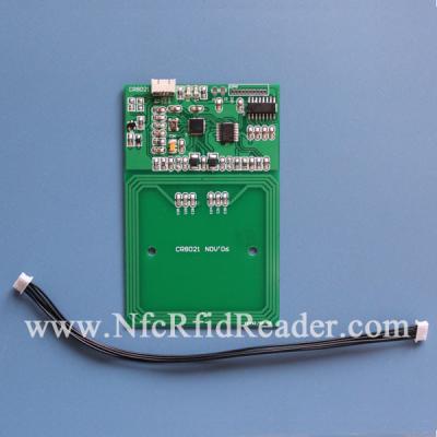 China UART / RS232 HF 13.56 Mhz RFID Reader Module For Access Control ISO14443A for sale