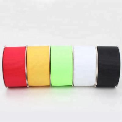 China Double Face Good Quality Crafts Material 5cm 2 Inch 100 Single Polyester Grosgrain Ribbon for sale