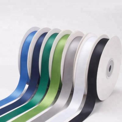 China High Quality Double Face Custom Printed Double Sided Decorative 16mm Polyester Satin Ribbon for sale