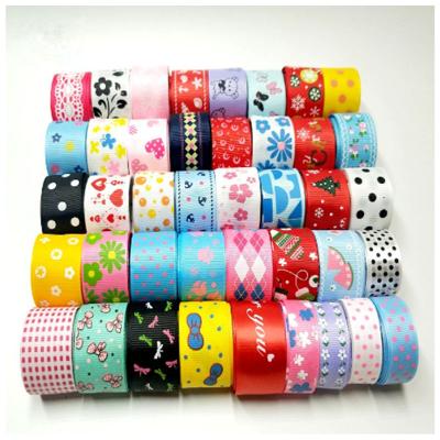 China Fashionable DIY Single Face Grosgrain Ribbons Sewing Gift Wrap Accessory Ribbon for sale