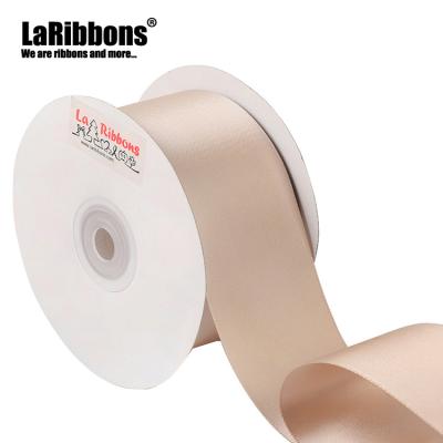 China Factory 2 Inch 98 Colors Sustainable Wholesale Polyester Ribbon Double Face Satin Ribbon for sale