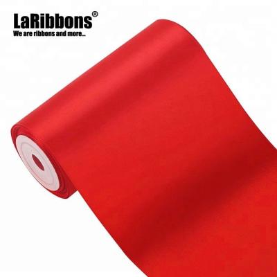 China 3 Inch Width Sustainable Wholesale Satin Ribbon With Polyester Material for sale