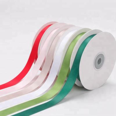 China Double Face China Manufacturer Cheap Price 5/8 Inch Colorful Satin Bilateral Ribbon for sale