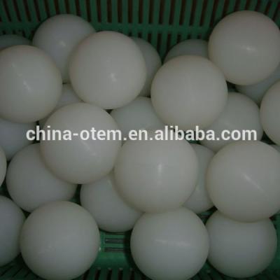 China White UHMW-PE Plastic Ball For Size Customized Customized Size for sale