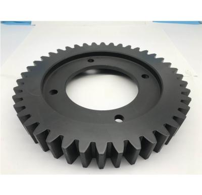 China High Precision Wear Resistance CNC Machining Plastic UHMW-PE Gear Wheel Parts for sale