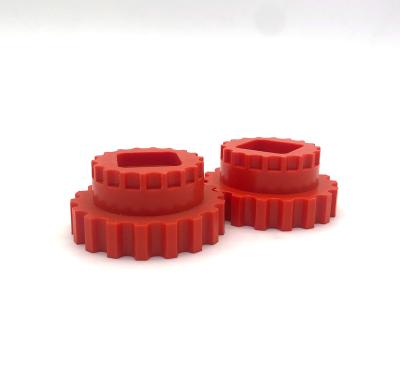 China High strngth Mechanical ABS POM Plastic PA Gear Wheel Connector Injection Molding Fitting for sale