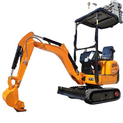 China Cheap Price Chinese New Mini Excavator Earthmoving Excavator Small Crawler Excavator 1ton Digger Bagger For Sale for sale