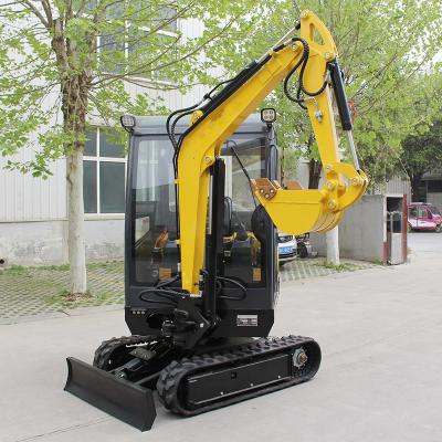 China Mini Excavator Mini 1.0 Ton Earth Moving Excavator Cheap Price Chinese Mini Machinery Excavators With Attachments for sale