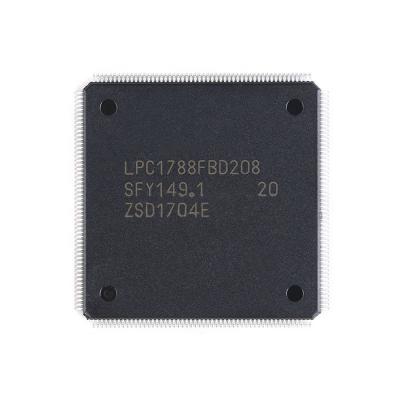 China / IC Electronic Components Microcontroller ARM Cortex M3 RISC 512KB 3.3V 208-Pin LQFP 32-Bit Flash Platter LPC1788FBD for sale