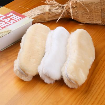 China Genuine Australian Warm High Heels Sheepskin Fur Wool Shoes Insole for sale