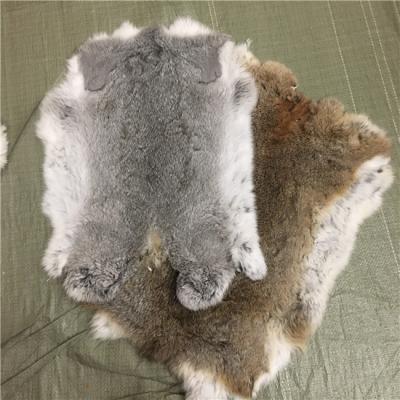 China China Factory Direct Auto Upholstery Supply Grass Rabbit Fur Skin Hides for sale