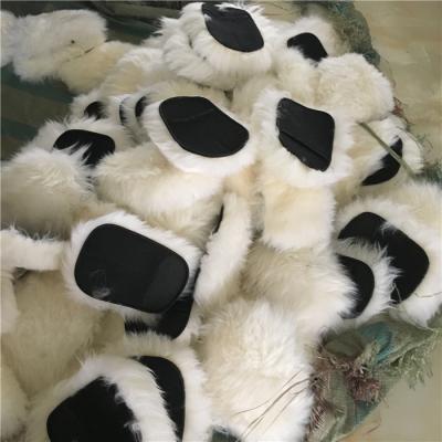 China 100% Genuine Eco-friendly Sheepskin Car Wash Lambs Wool Glove Polishing Glove for sale