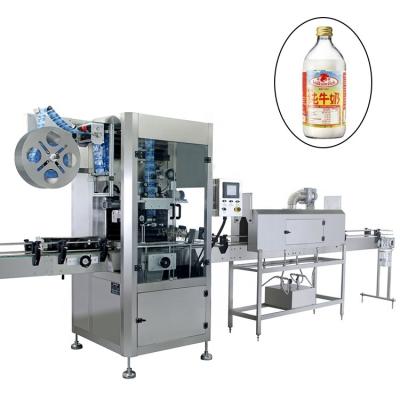 China Food sleeve labeling machine low price guaranteed quality food jars shrink sleeve labeling machine for sale