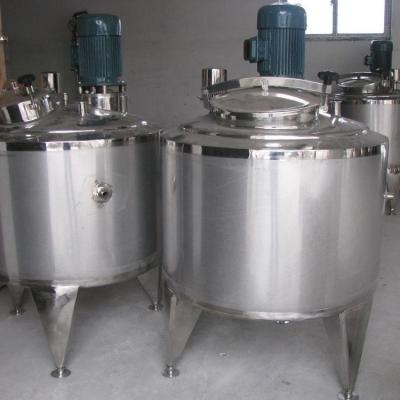 China Chemical Liquid Mixing Tank 500L Agitator Stainless Steel Mixer Liquid Tank for sale