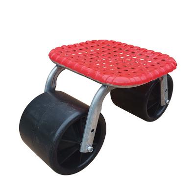 China Easily Assembled Rolling Farm Work Seat Trolley Garden Work Seat Trolley Trolley Mobile Yard Scooter Gardening Planting Trolley for sale