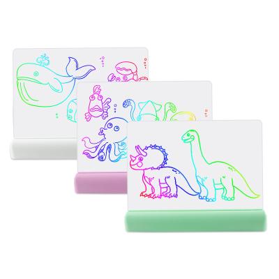 China Children Drawing Writing Education Led Display Board Magic 3D Colorful Erasable Paint Board Writing Sketch Pad for sale