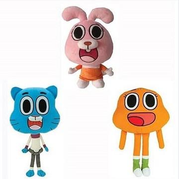 China Plush 25cm The Amazing World of Gumball Plush Toys for sale