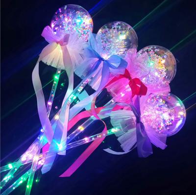 China Bobo Balloons Magic Wand Party Supplies Decorations Flash Bobo Ball Toy String Light Transparent Magic Party Decorations for sale