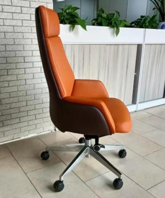 China Adjustable (height) NEW Modern -chair Handle Big Boss Leather Swivel Office Chair for sale