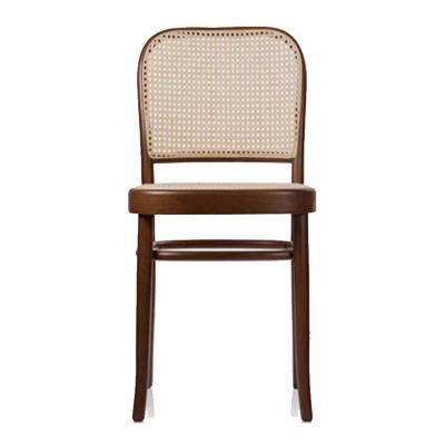 China Nordic modern living room simple rattan dining chair leisure back rattan chair for sale