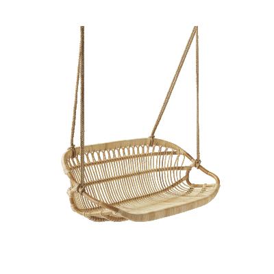 China Japanese Style Nordic Natural Rattan Woven Swing Sitting And Lying Indoor And Outdoor Hanging Hanging Chair for sale