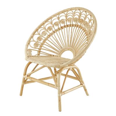 China Extended Southeast Asian Style All Natural Rattan Woven Peacock Rattan Simple Furniture for sale