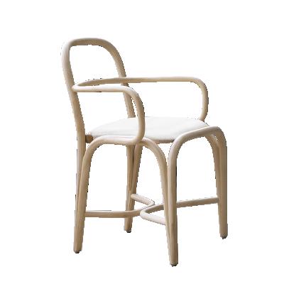 China Modern Nordic Simple Natural Rattan Woven Dining Chair Furniture Leisure Chair for sale