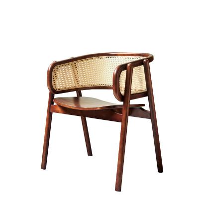 China Sit Newly Produced Three-color Indonesian Comfortable Rattan Leisure Chair Natural Solid Wood Chair for sale